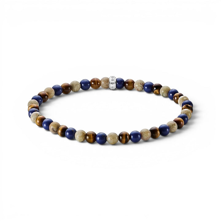 Thomas Sabo Bracelet with Brown and Blue Beads - A2183-531-7