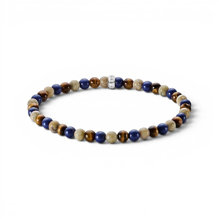 Thomas Sabo Bracelet with Brown and Blue Beads - A2183-531-7