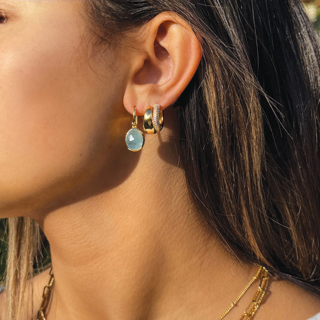 Sarah Alexander Aegean Gemstone Drop Earrings