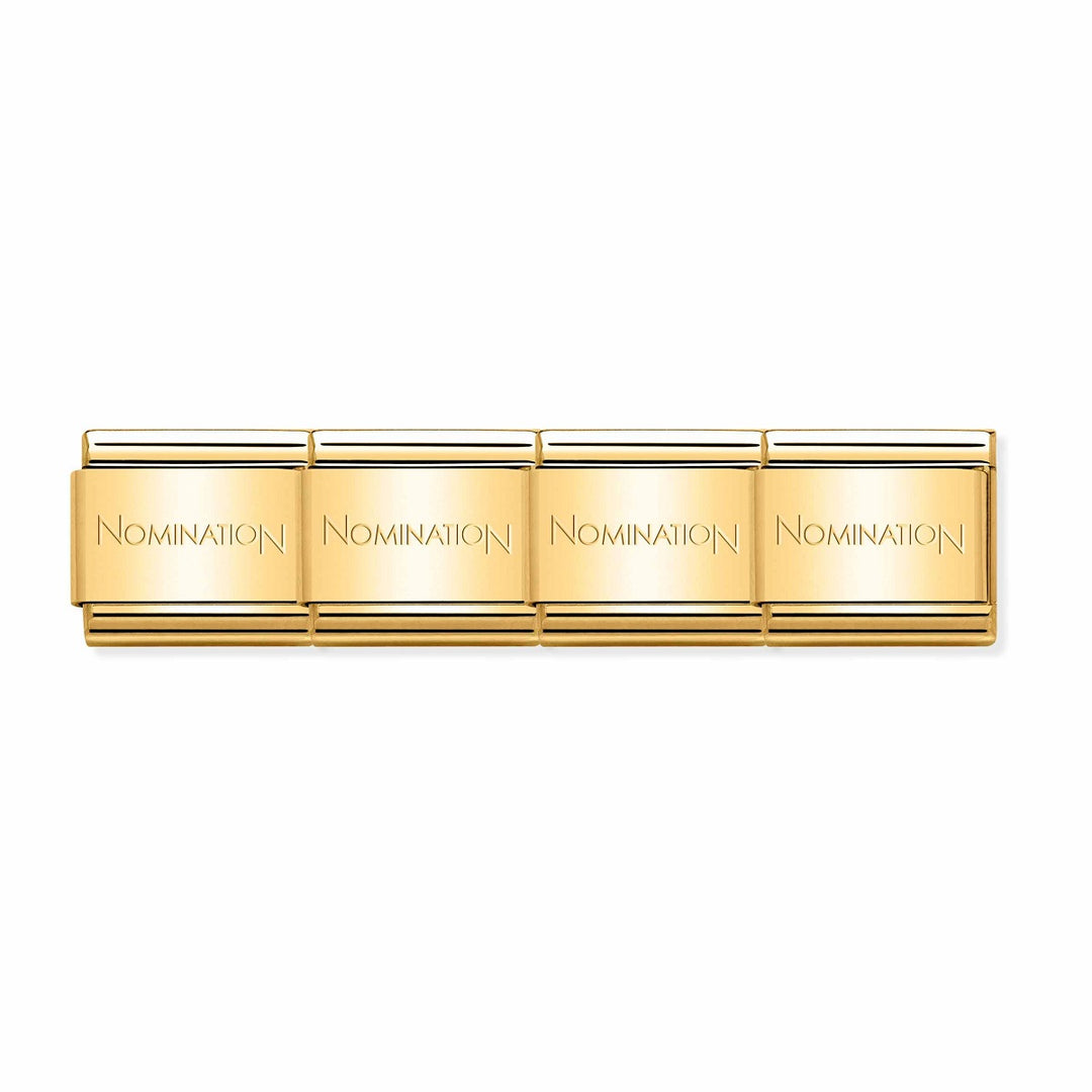 Nomination Classic Gold Stainless Steel Starter Bracelet