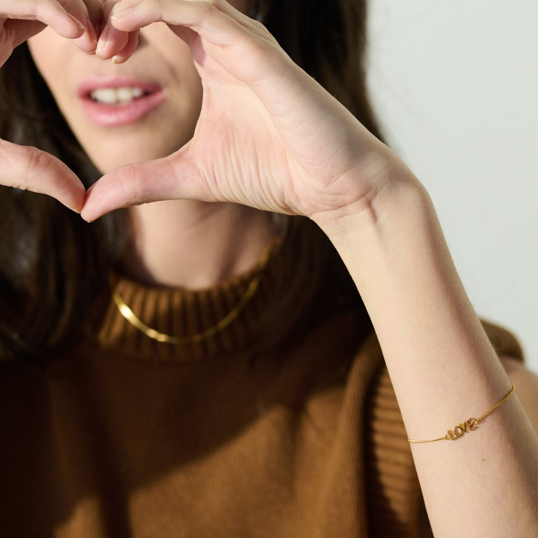 Rachel Jackson Art Deco Love Bracelet Silver ALLBS