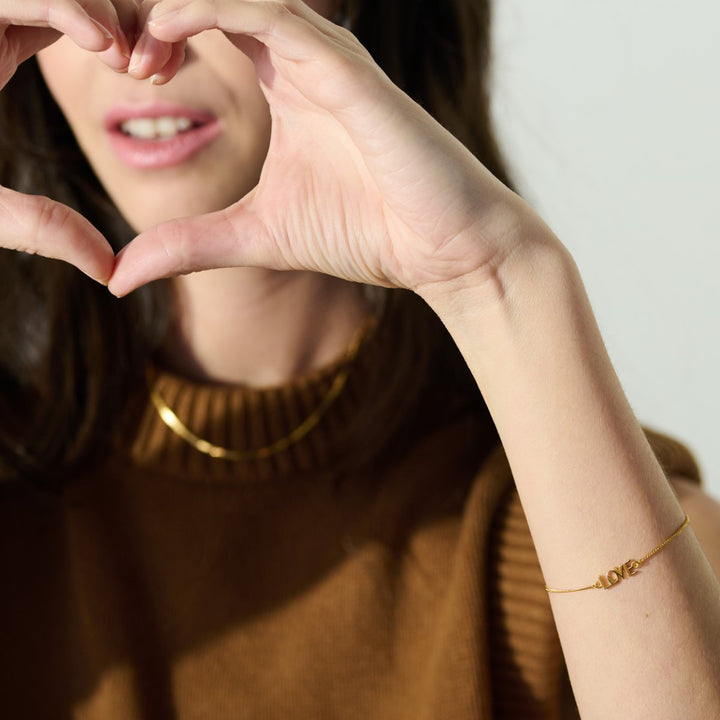 Rachel Jackson Art Deco Love Bracelet Silver ALLBS