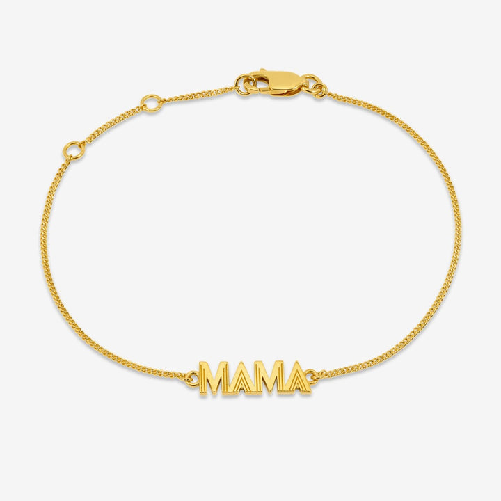 Rachel Jackson Art Deco Mama Bracelet Gold ALMBGP