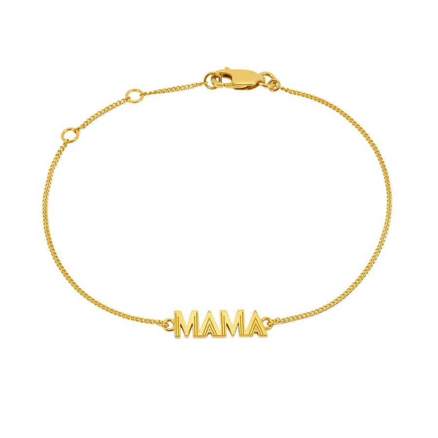 Rachel Jackson Art Deco Mama Bracelet Gold ALMBGP