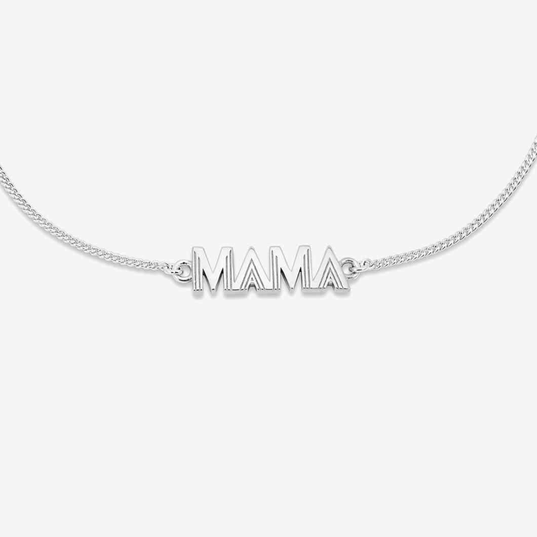 Rachel Jackson Art Deco Mama Bracelet Silver