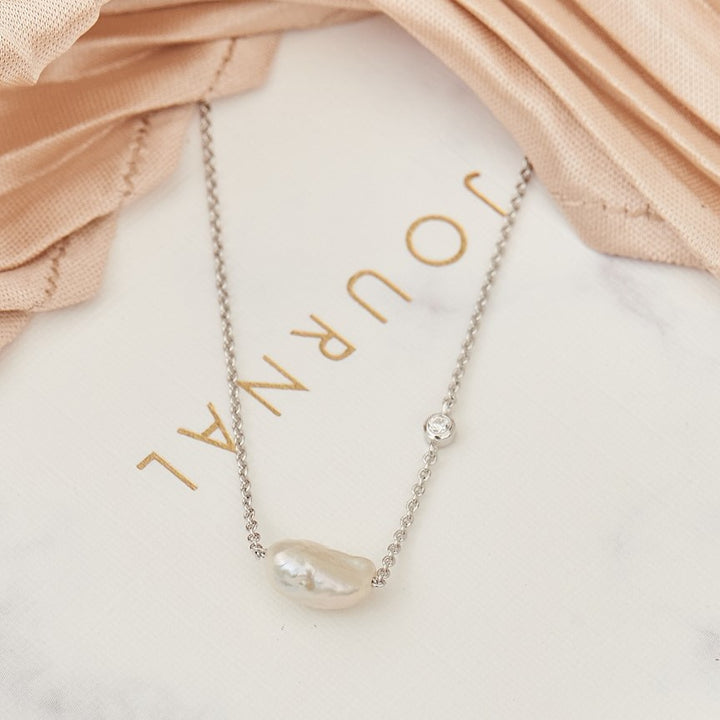 Ania Haie Pearl Silver Necklace