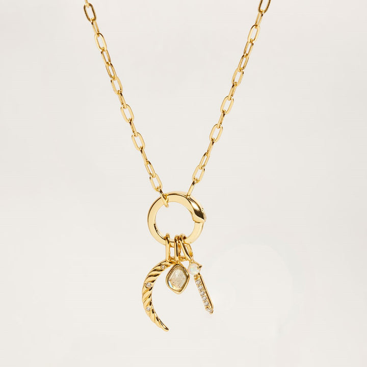 Ania Haie Gold Mini Link Charm Chain Connector Necklace - N048-04G