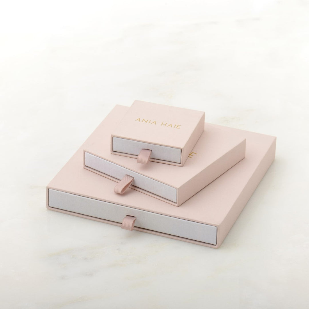 Ania Haie Kiss Pavé Gold Stud Earrings