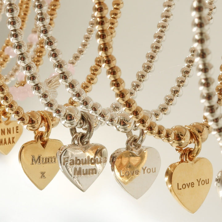 Annie Haak Santeenie Gold Charm Bracelet - Flower and Mum - B2735-17