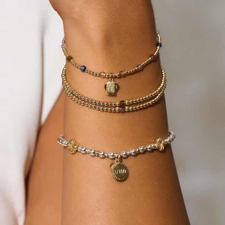 Annie Haak Aster Gold Plated Bracelet - Amethyst