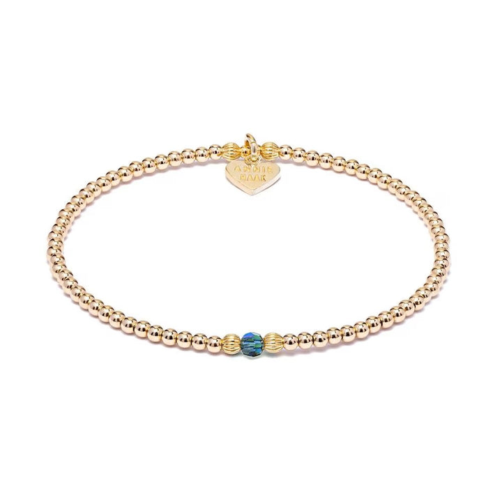 Annie Haak Aster Gold Plated Bracelet - Midnight Blue