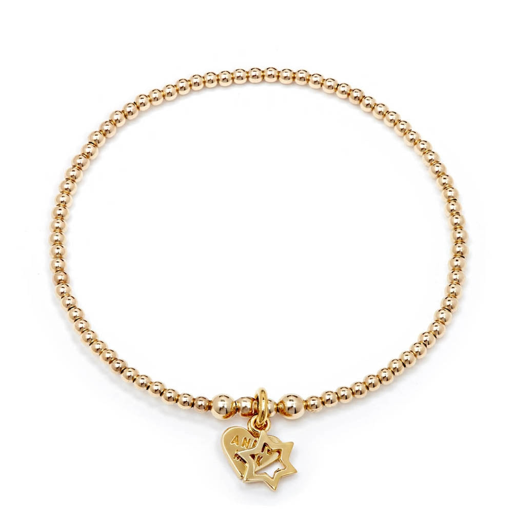 Annie Haak Santeenie Gold Open Star Charm Bracelet B0940 17 and B0940 19