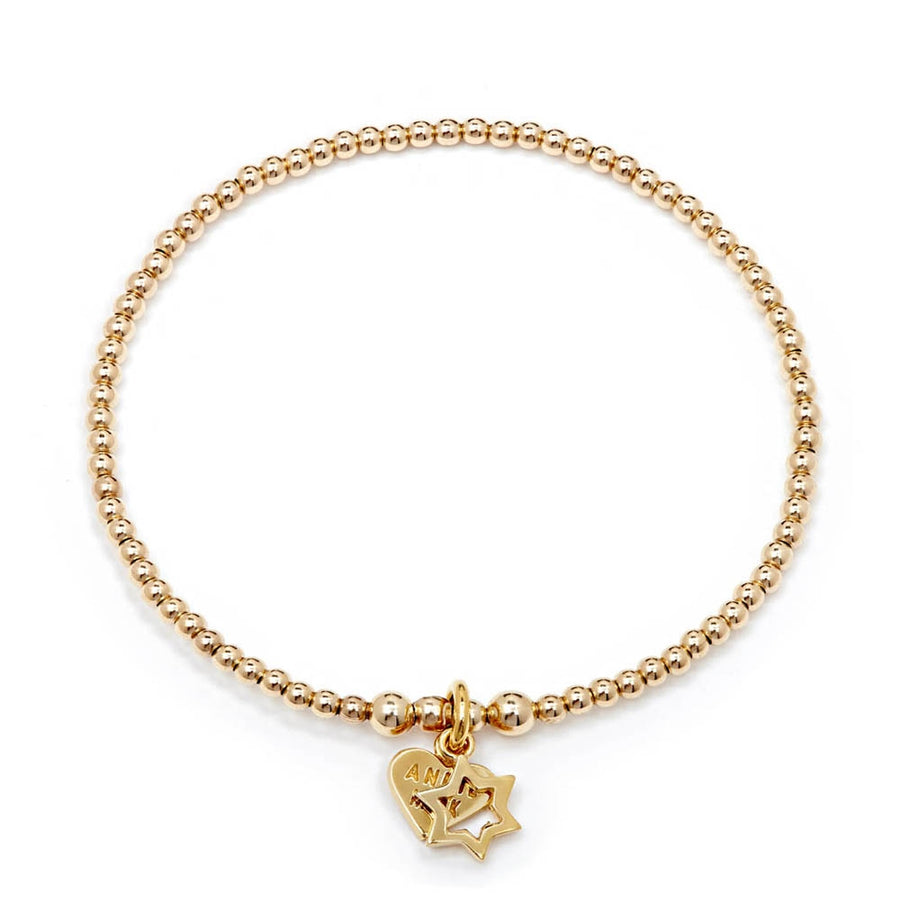 Annie Haak Santeenie Gold Open Star Charm Bracelet B0940 17 and B0940 19