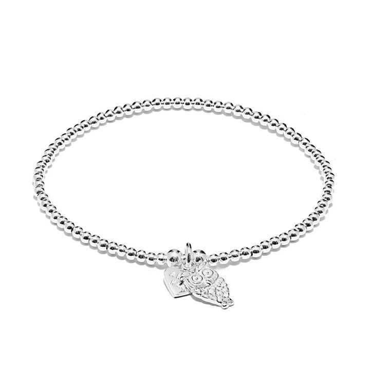 Annie Haak Santeenie Silver Charm Bracelet - Owl