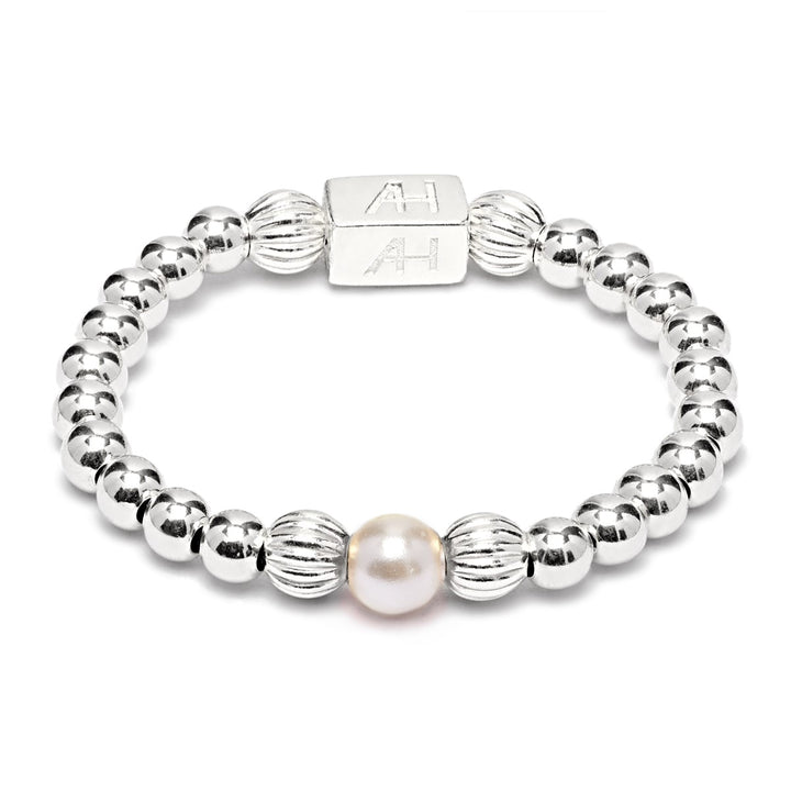 Annie Haak Aster Silver Ring - Pearl R0345