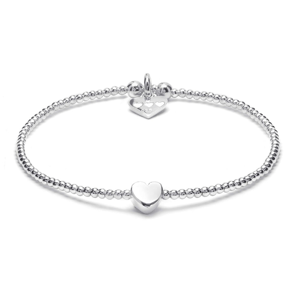 Dainty Boxed Heart Bracelet