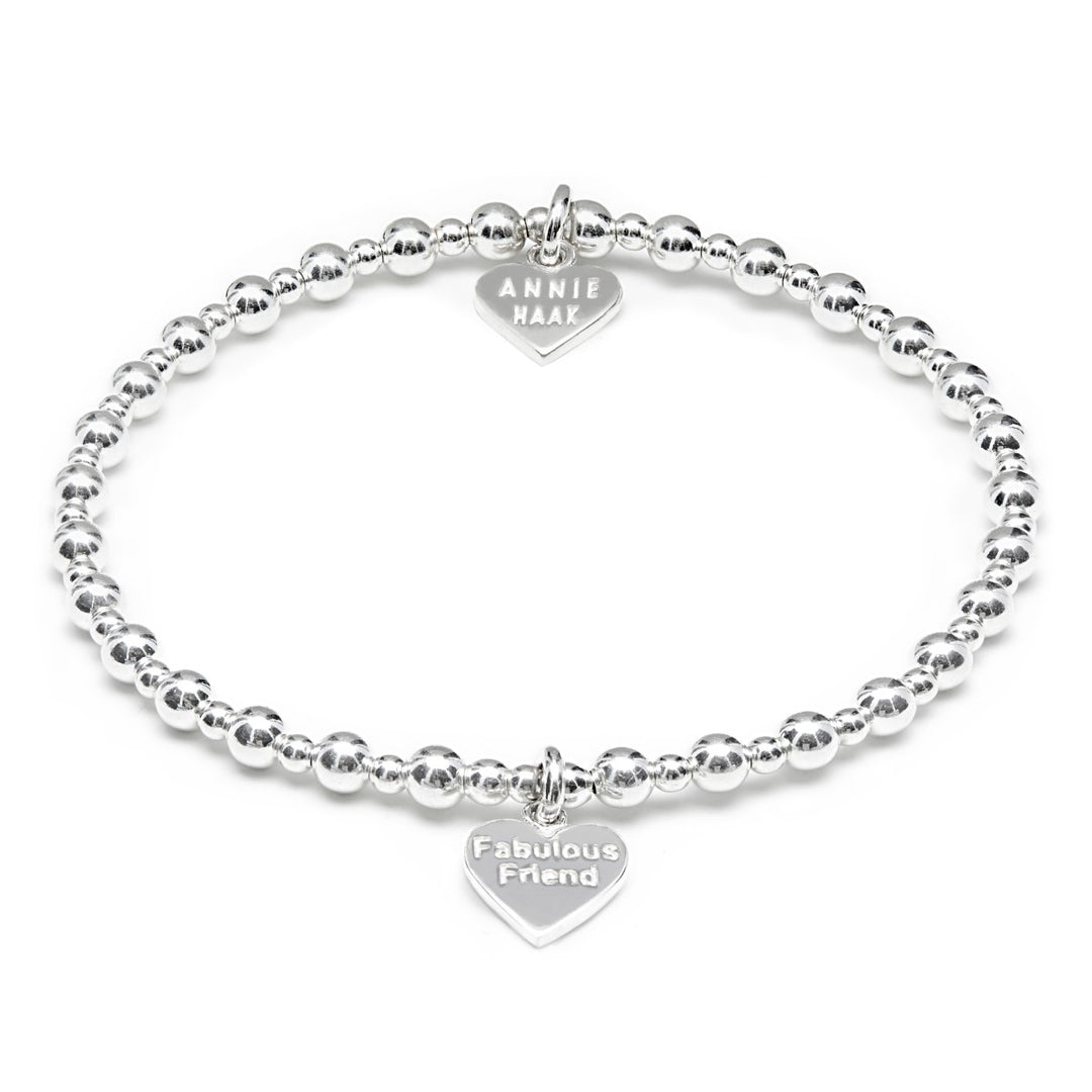 Annie Haak Mini Orchid Silver Charm Bracelet - Fabulous Friend