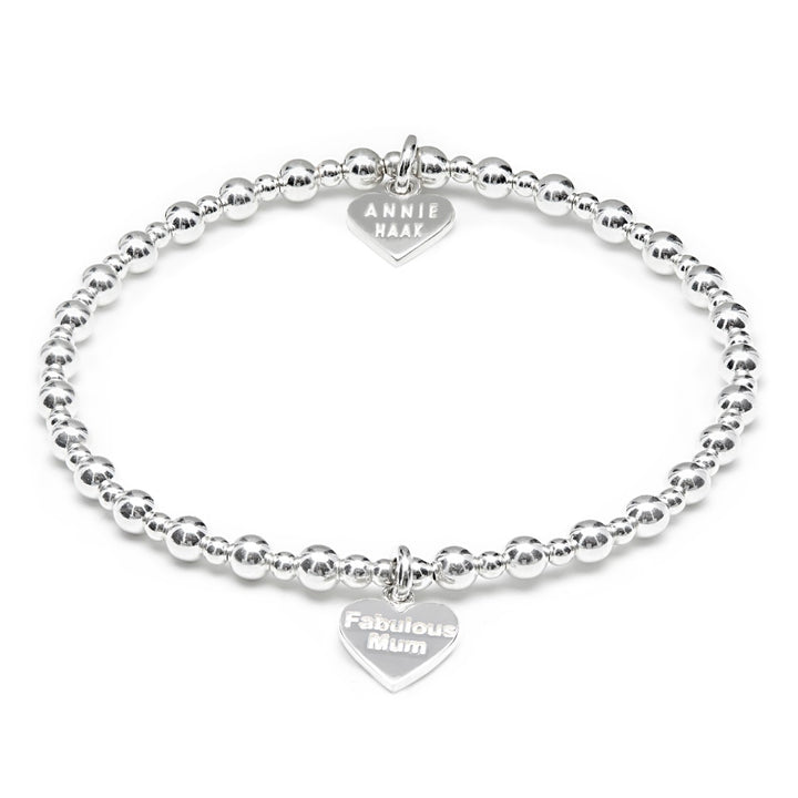 Annie Haak Mini Orchid Silver Charm Bracelet - Fabulous Mum