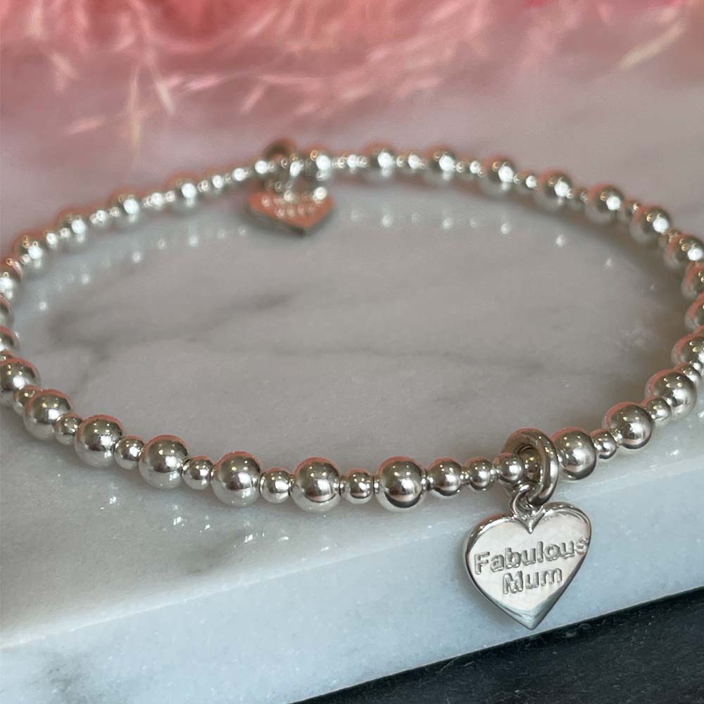 Annie Haak Mini Orchid Silver Charm Bracelet - Fabulous Mum