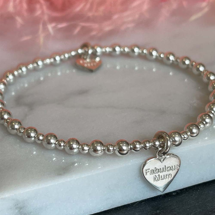 Annie Haak Mini Orchid Silver Charm Bracelet - Fabulous Mum