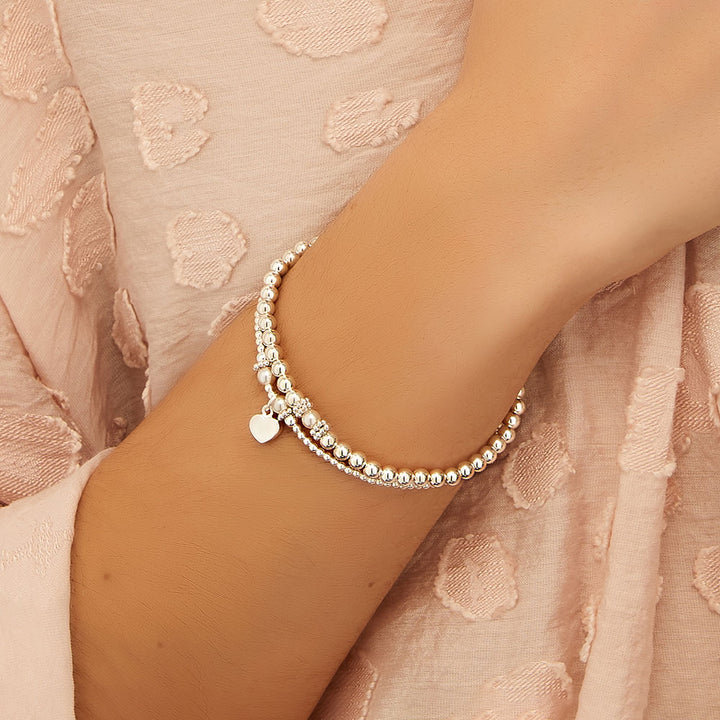 Annie Haak Pearly Silver Bracelet Stack