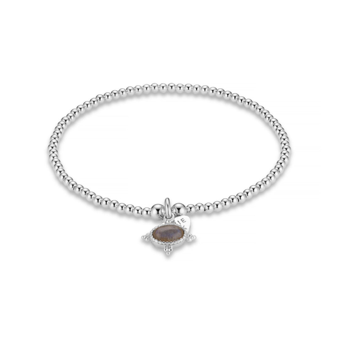 Annie Haak Santeenie Silver Charm Bracelet - Labradorite