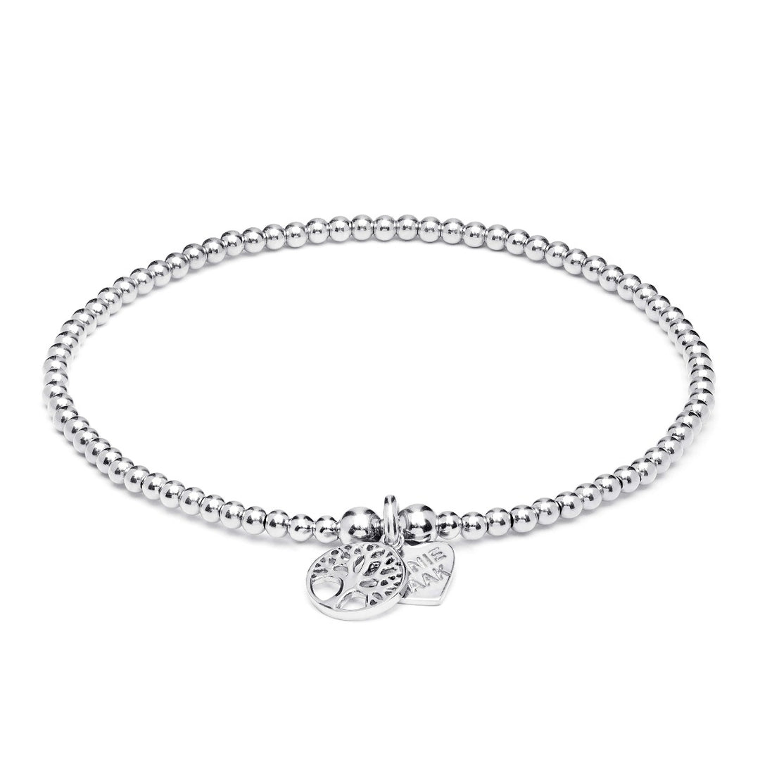 Annie Haak Santeenie Silver Charm Bracelet - Tree of Life B1009-17 and B1009-19