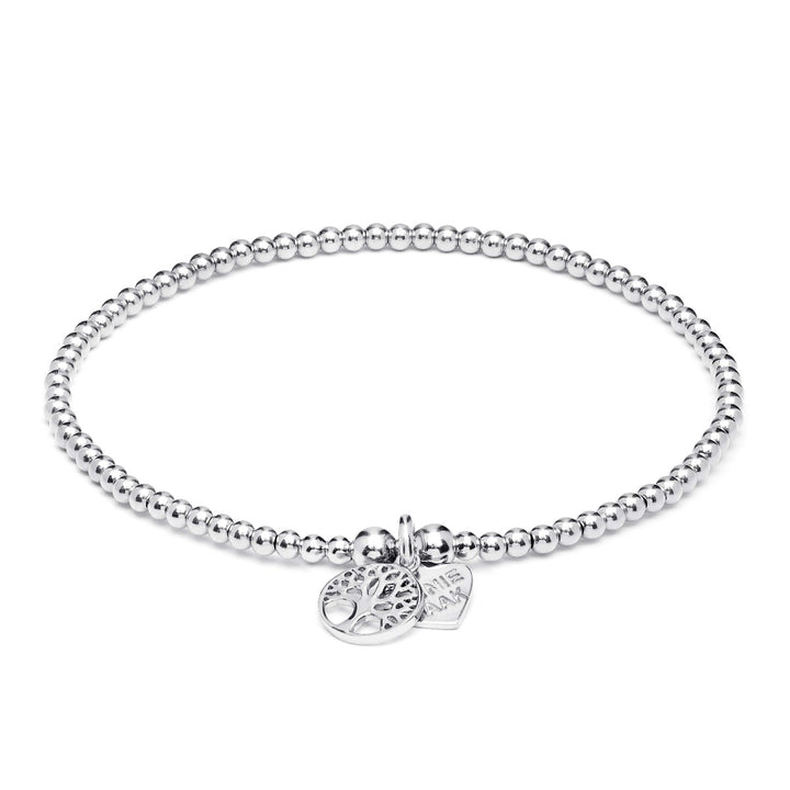 Annie Haak Santeenie Silver Charm Bracelet - Tree of Life B1009-17 and B1009-19