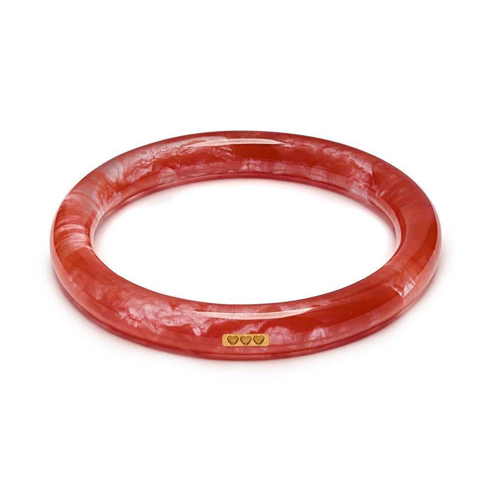 Niche Jewellery Annie Haak Shadow Resin Bangle - Burnt Orange detail