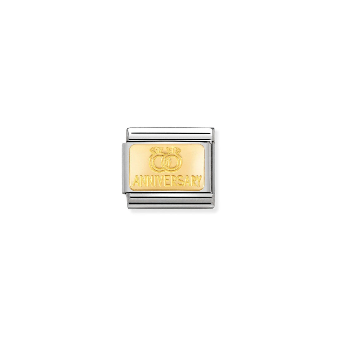 Nomination Classic Anniversary Charm - 18k Gold - 030121/32