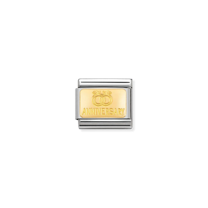 Nomination Classic Anniversary Charm - 18k Gold - 030121/32