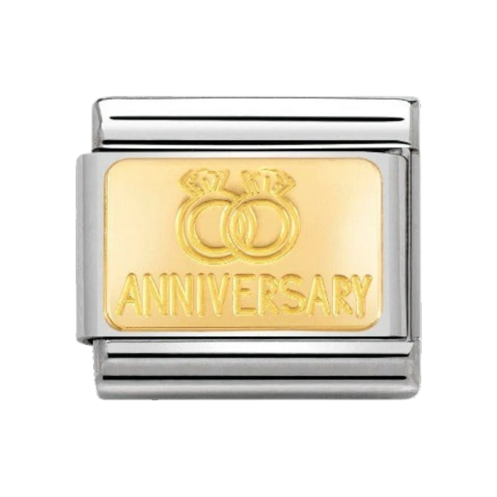 Nomination Classic Anniversary Charm - 18k Gold - 030121/32
