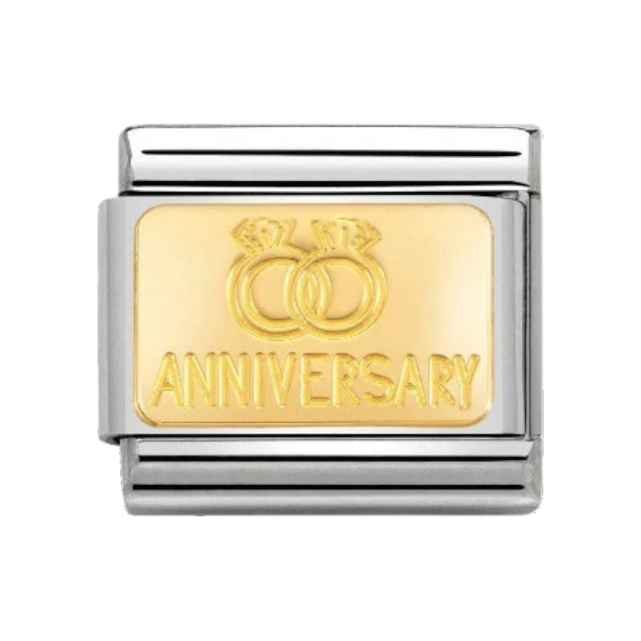 Nomination Classic Anniversary Charm - 18k Gold - 030121/32