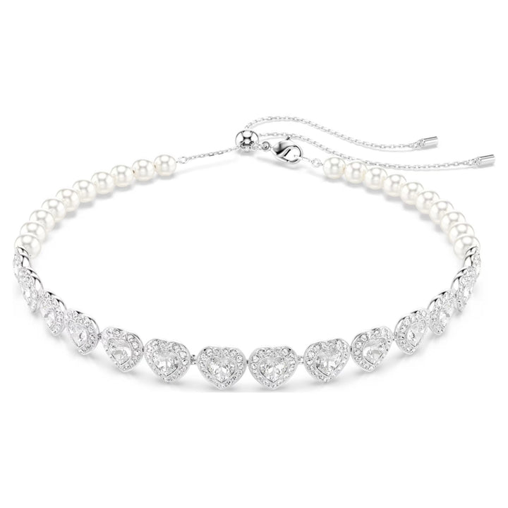 Swarovski Ariana Grande x Swarovski Tennis Choker - White with Rhodium Plating 5720861