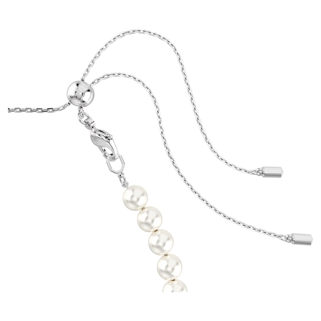 Swarovski Ariana Grande x Swarovski Tennis Choker - White with Rhodium Plating 5720861