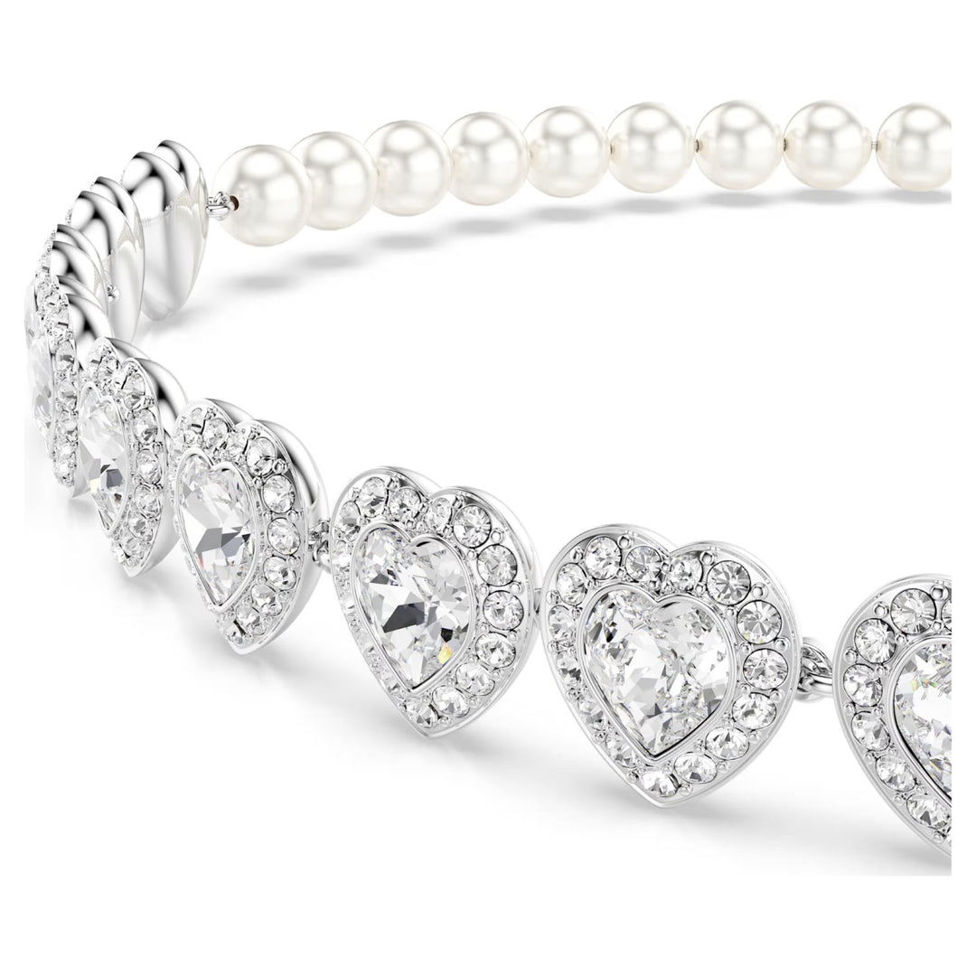 Swarovski Ariana Grande x Swarovski Tennis Choker - White with Rhodium Plating 5720861