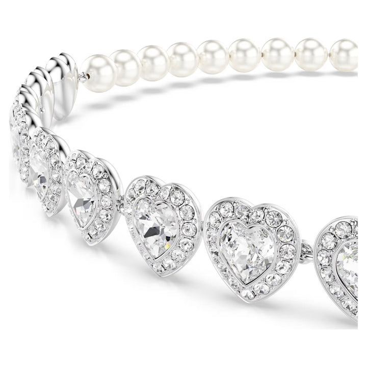 Swarovski Ariana Grande x Swarovski Tennis Choker - White with Rhodium Plating 5720861