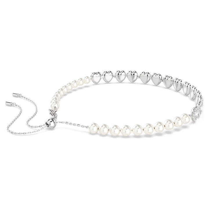 Swarovski Ariana Grande x Swarovski Tennis Choker - White with Rhodium Plating 5720861