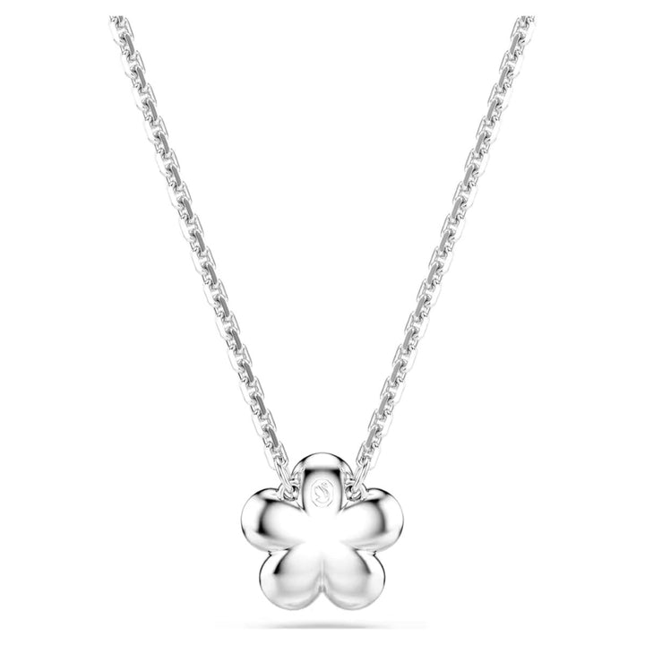 Ariana Grande x Swarovski Pendant Round Cut Flower - White with Rhodium Plating - 5755817
