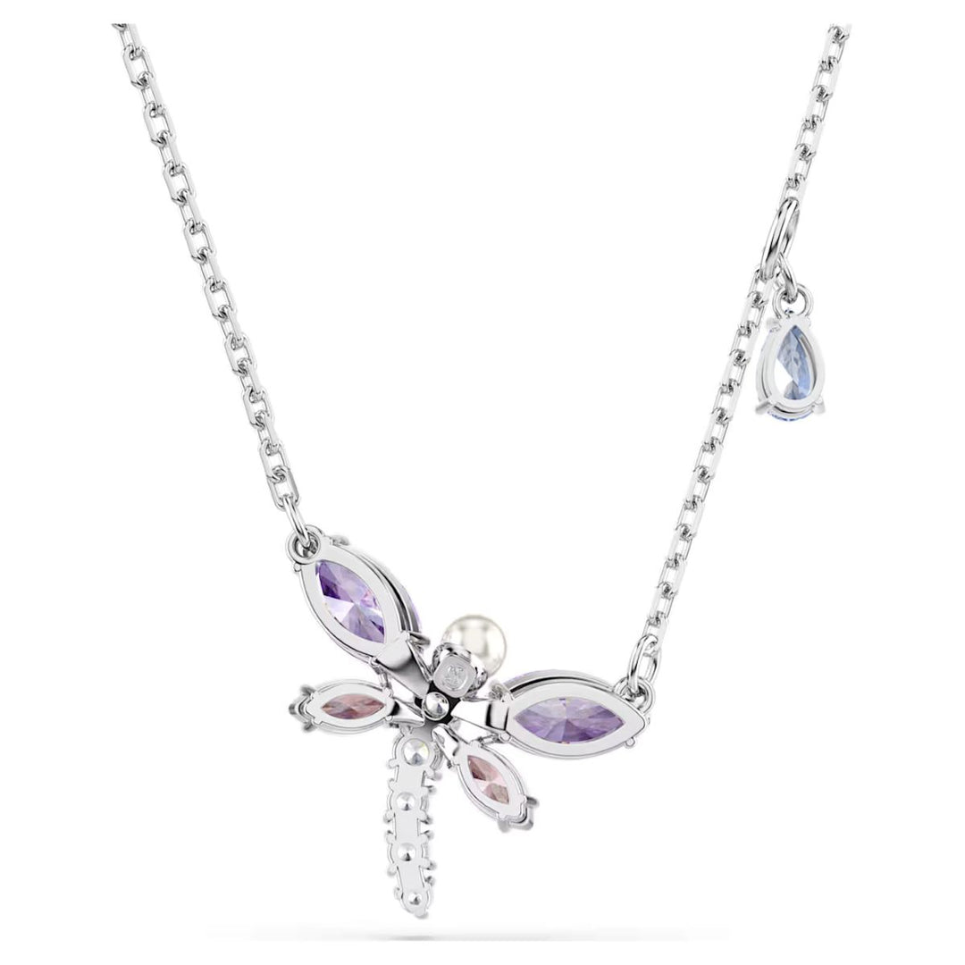 Ariana Grande x Swarovski Pendant Mixed Cuts Dragonfly - Multicoloured with Rhodium Plating - 5737383