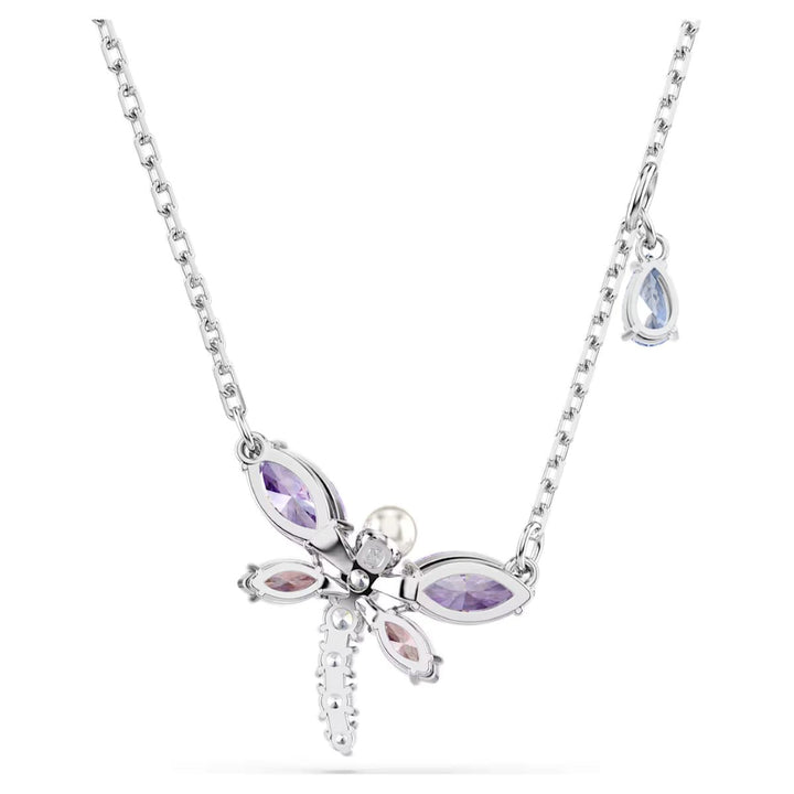 Ariana Grande x Swarovski Pendant Mixed Cuts Dragonfly - Multicoloured with Rhodium Plating - 5737383