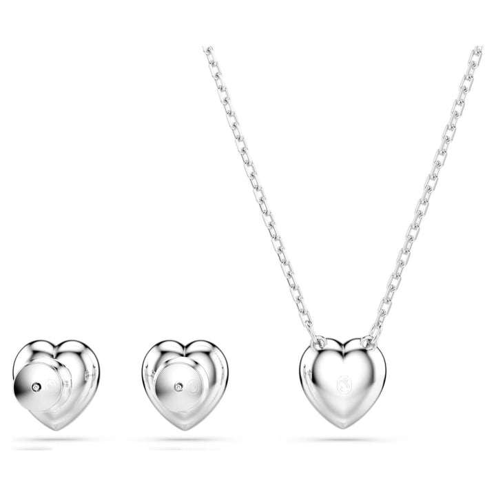Swarovski Ariana Grande x Swarovski Heart Set - White with Rhodium Plating -5720849