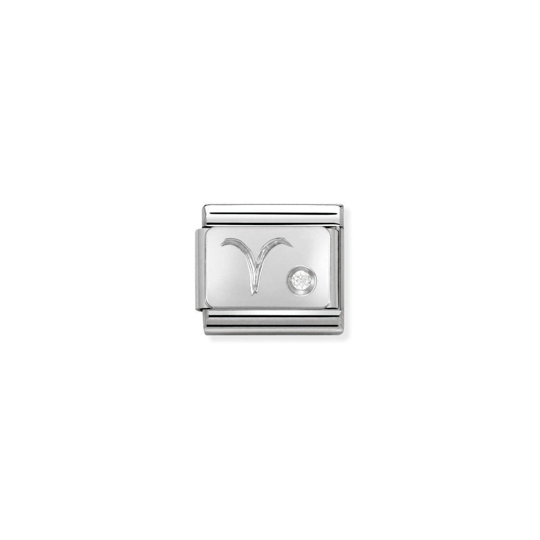 Nomination Silver and Zirconia Classic Aries Charm - 330302/01