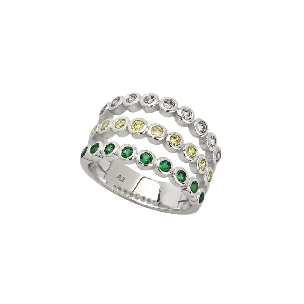 Dotty Illusion Ring Popsicle Zirconia