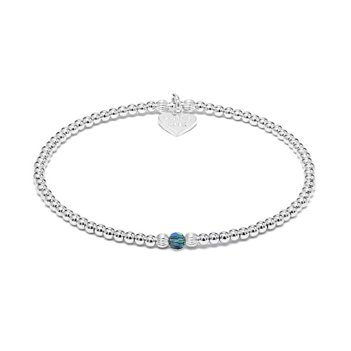 Annie Haak Aster Silver Bracelet - Midnight Blue