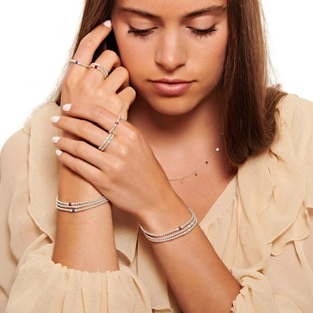 Annie Haak Aster Silver Ring - Pearl R0345