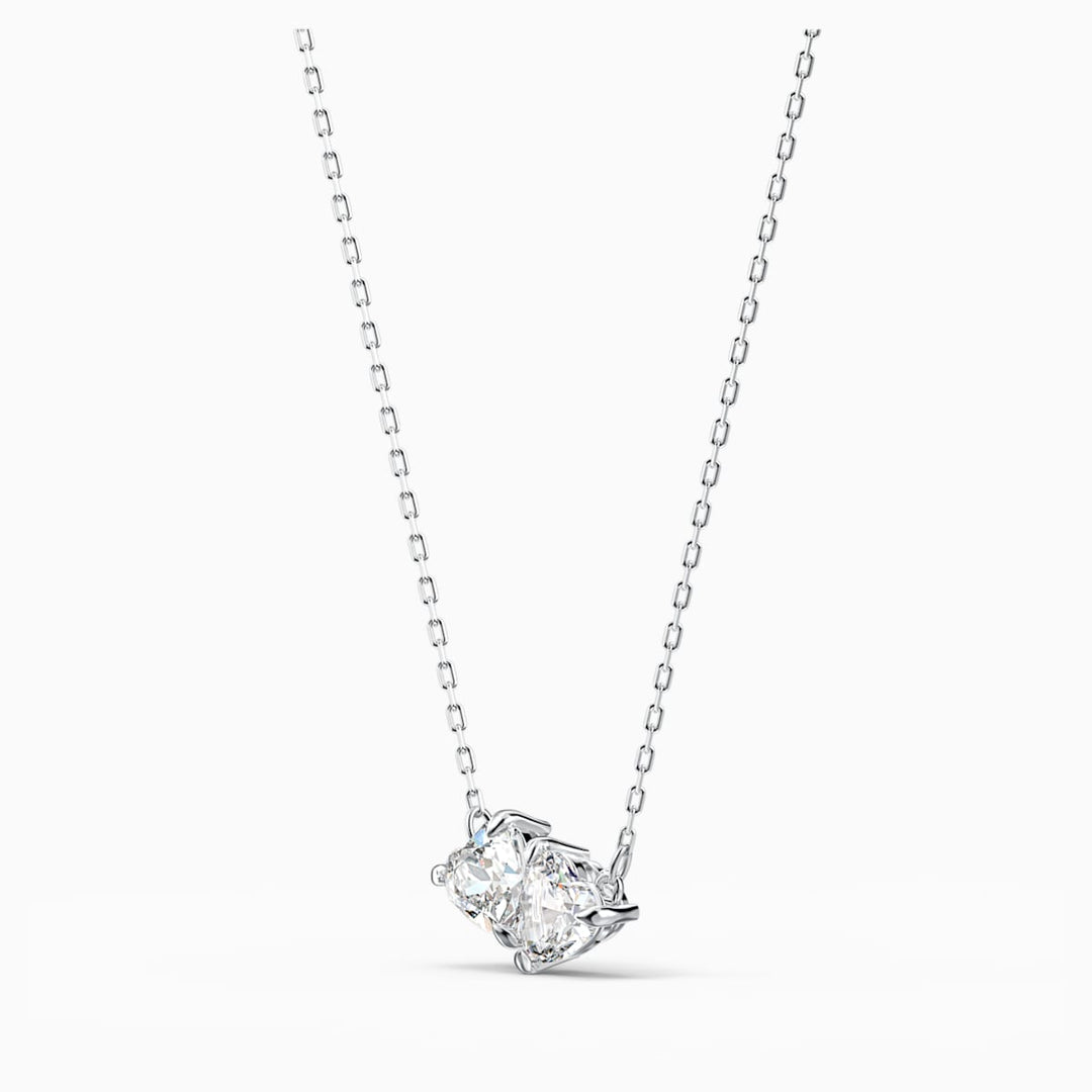 Swarovski Attract Soul Heart Necklace - Rhodium Plating - 5517117