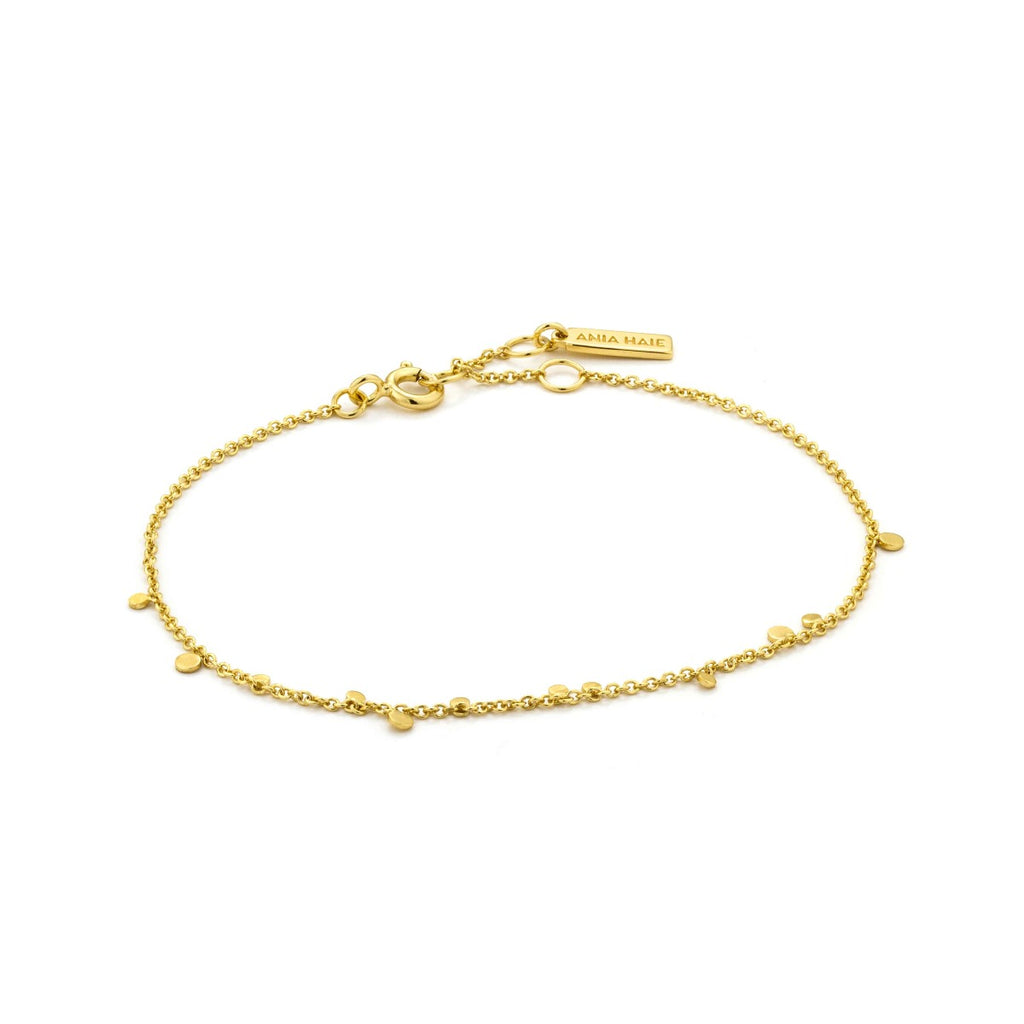 Geometry Mixed Discs Chain Bracelet