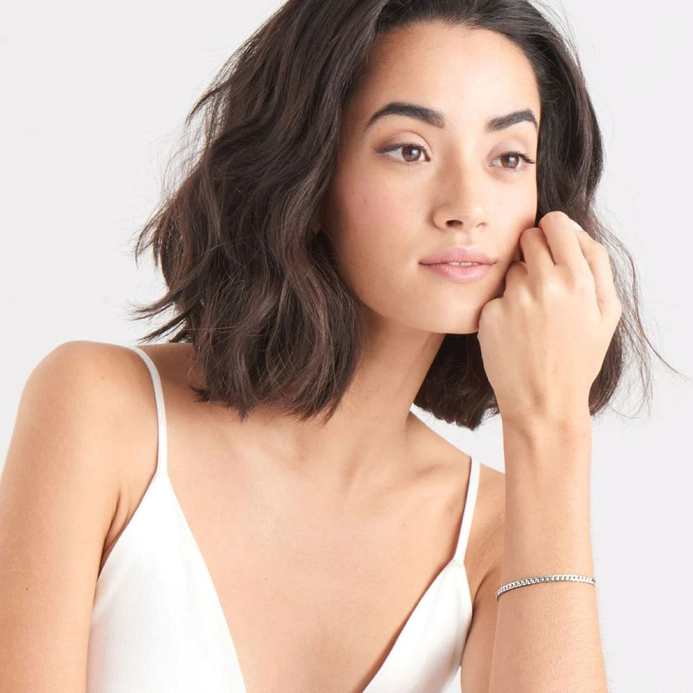Ania Haie Silver Curb Chain Cuff
