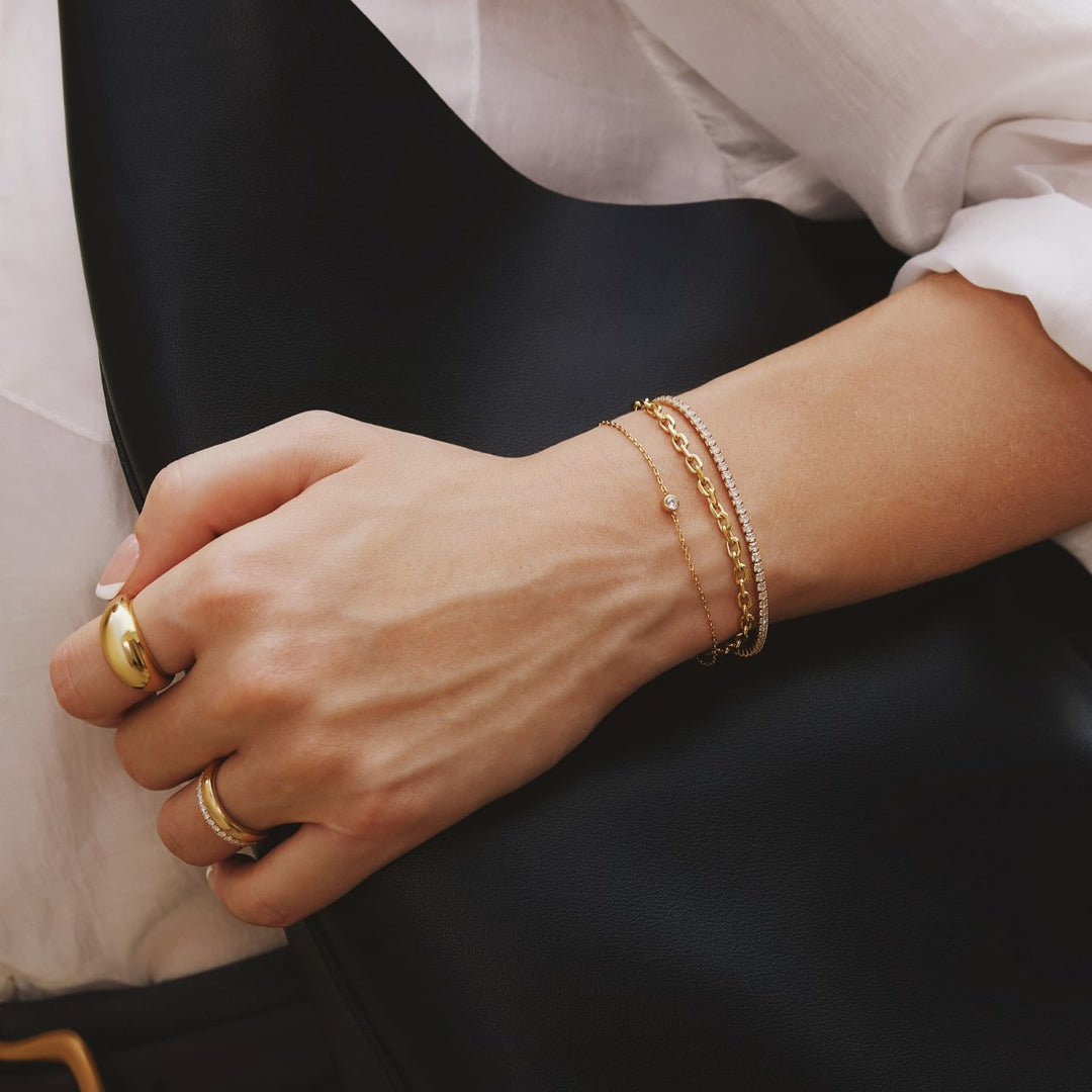 Ania Haie Medium Chain Bracelet - Gold B062-03G